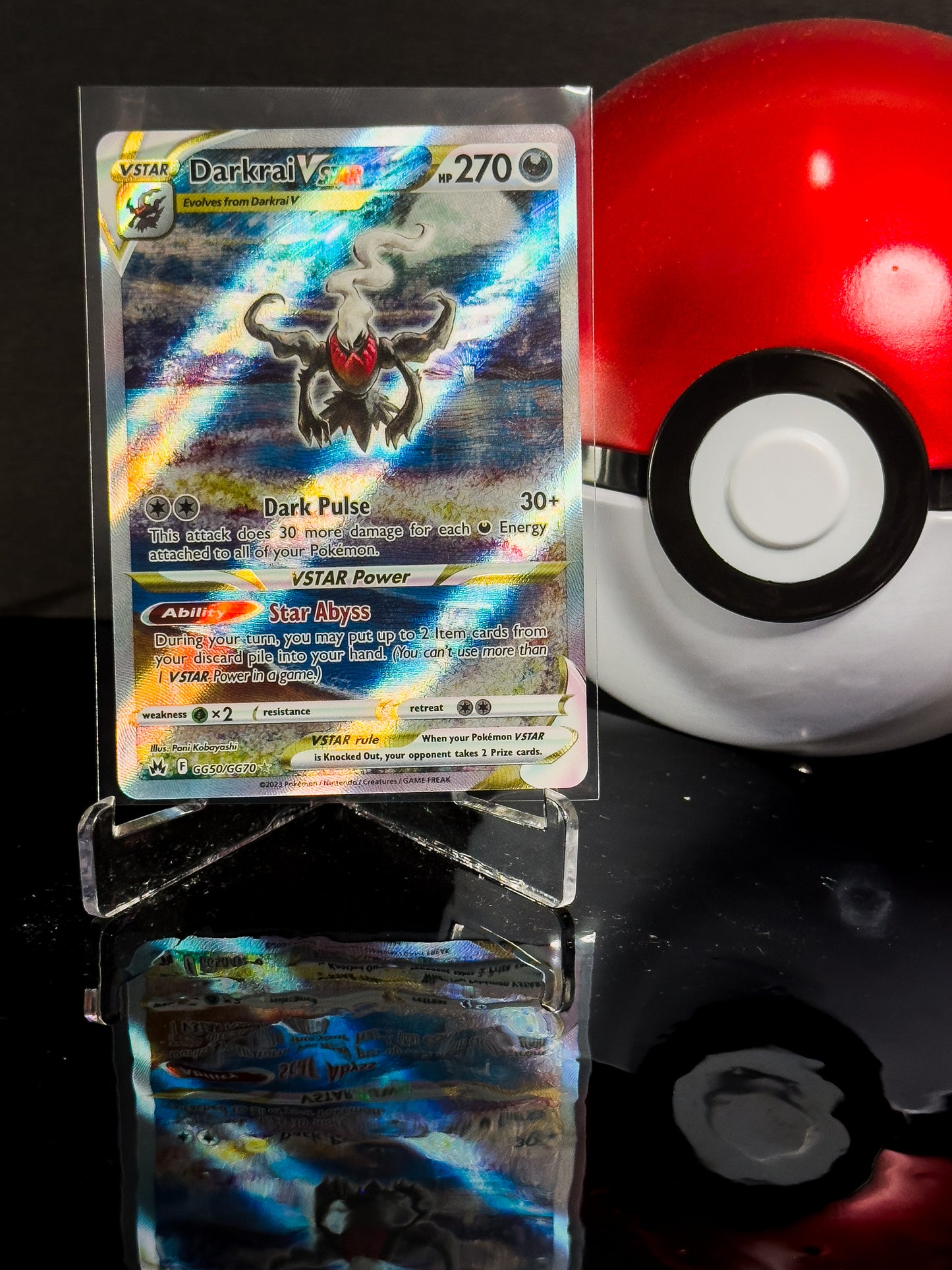 Darkrai VSTAR GG50/GG70 Galarian Gallery Crown Zenith