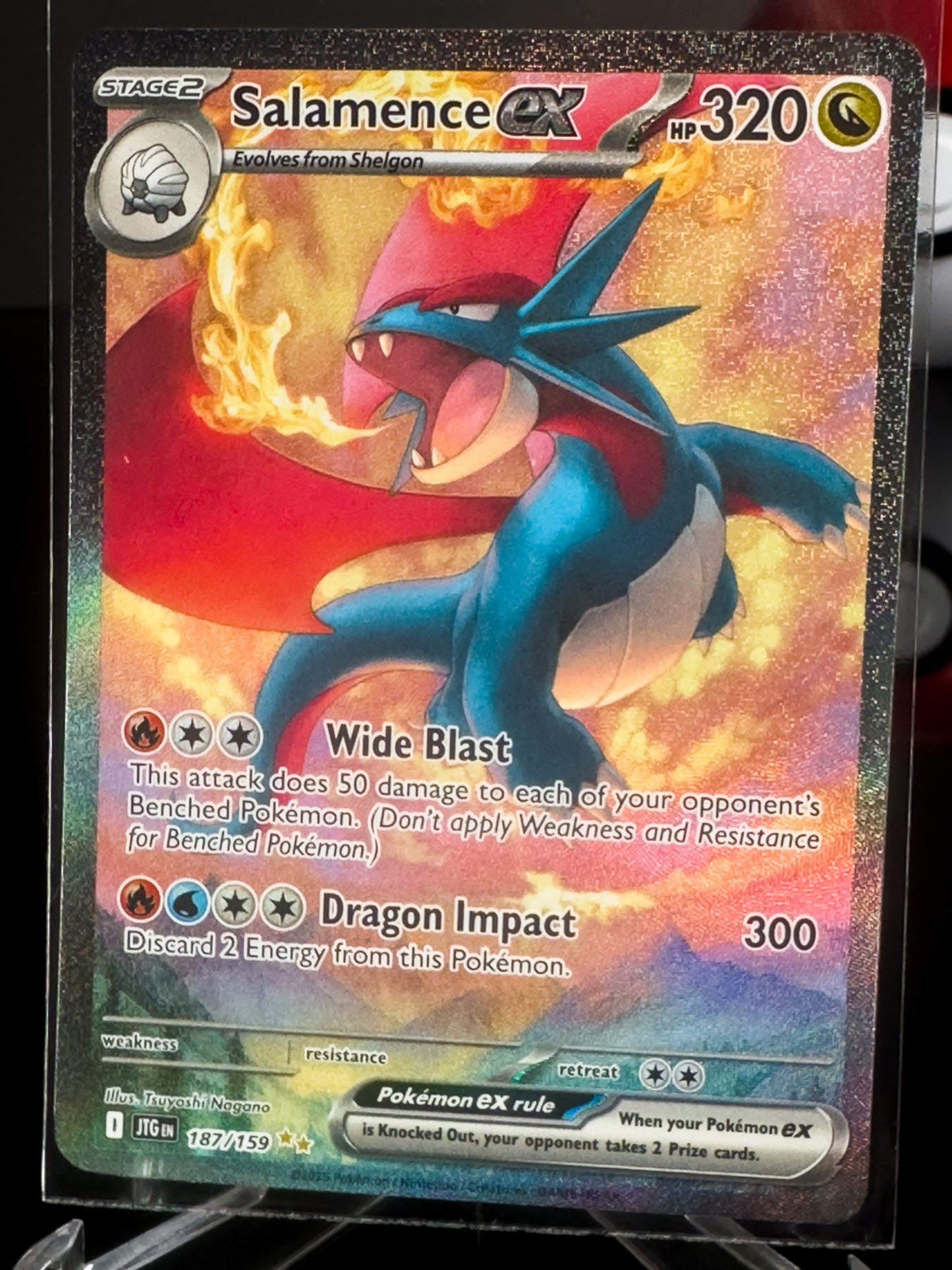Salamence ex 187/159 Special Illustration Rare Journey Together