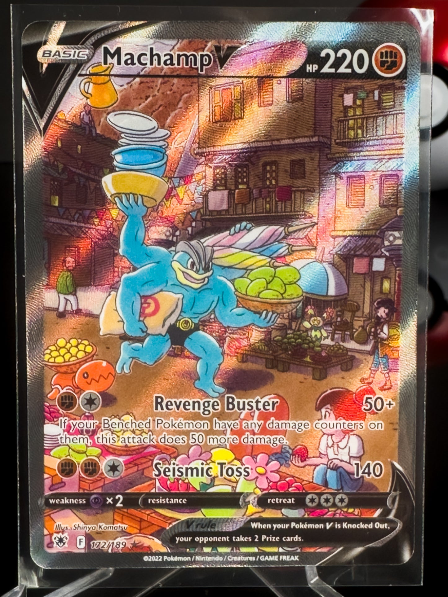 Machamp V 172/189 Full Art Astral Radiance