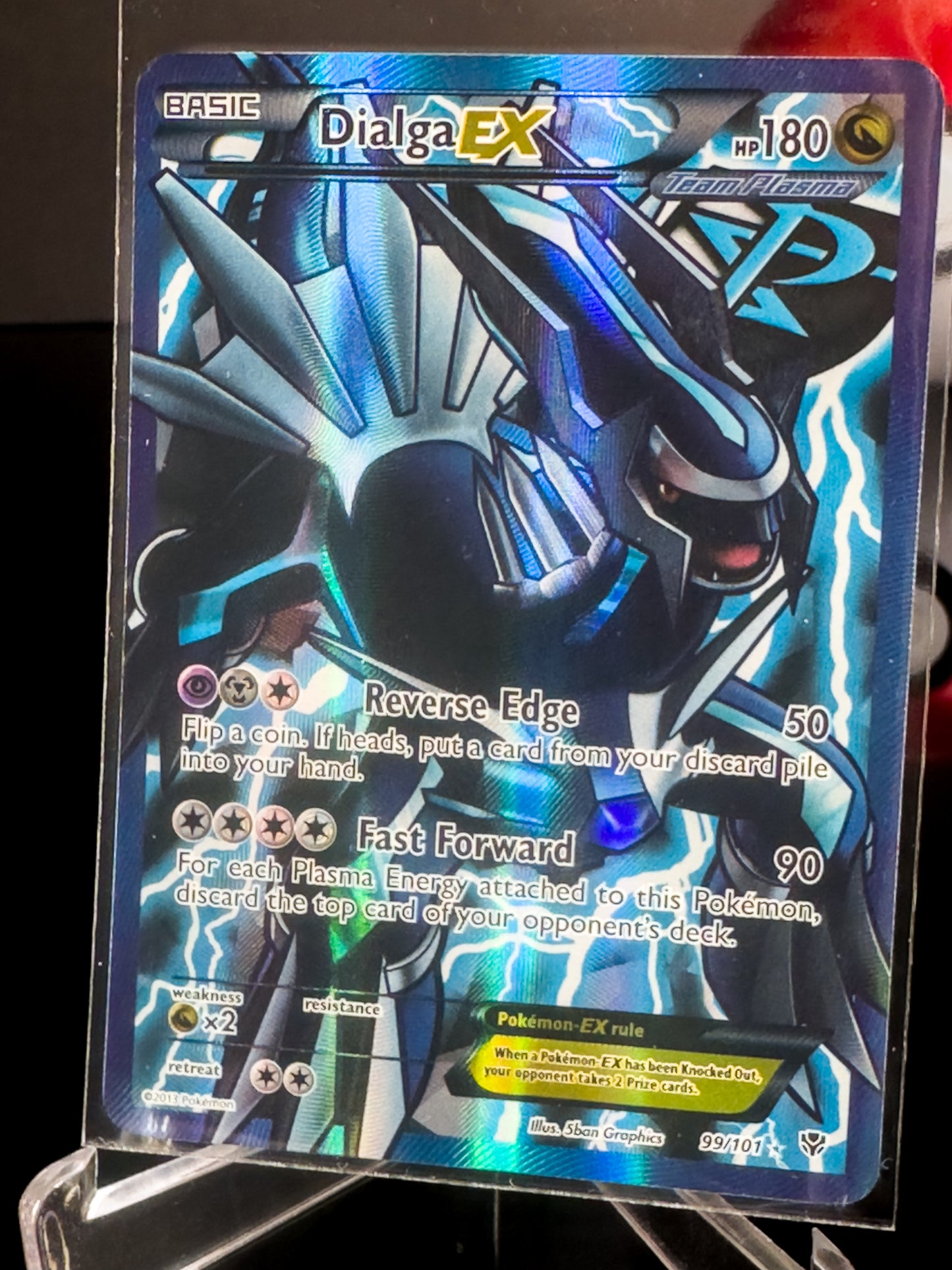 Dialga EX 99/101 EX Rare Plasma Blast
