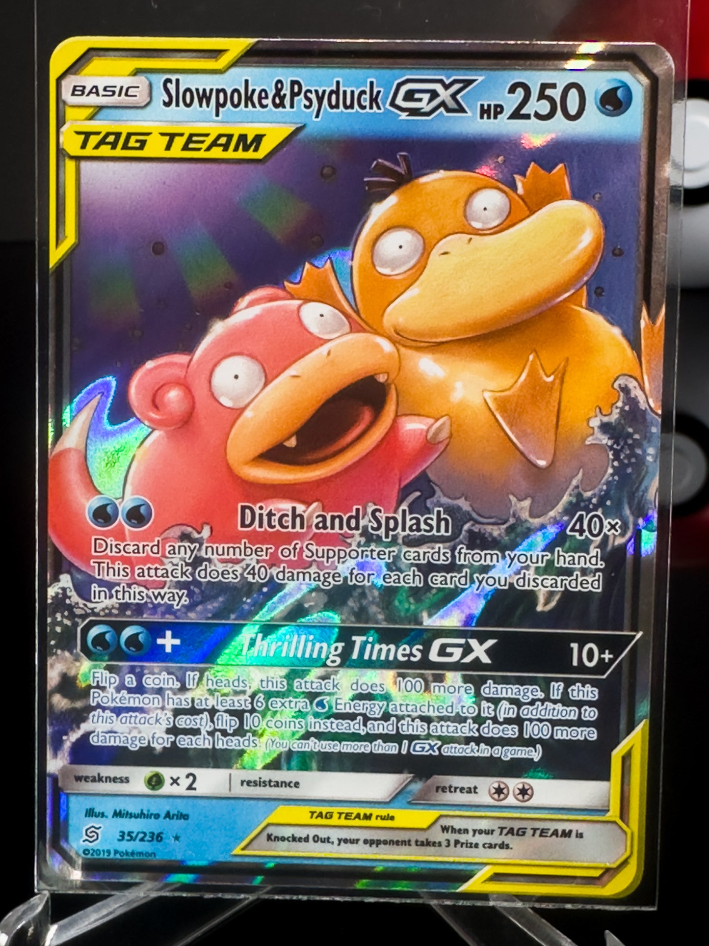Slowpoke & Psyduck GX 35/236 Full Art Unified Minds