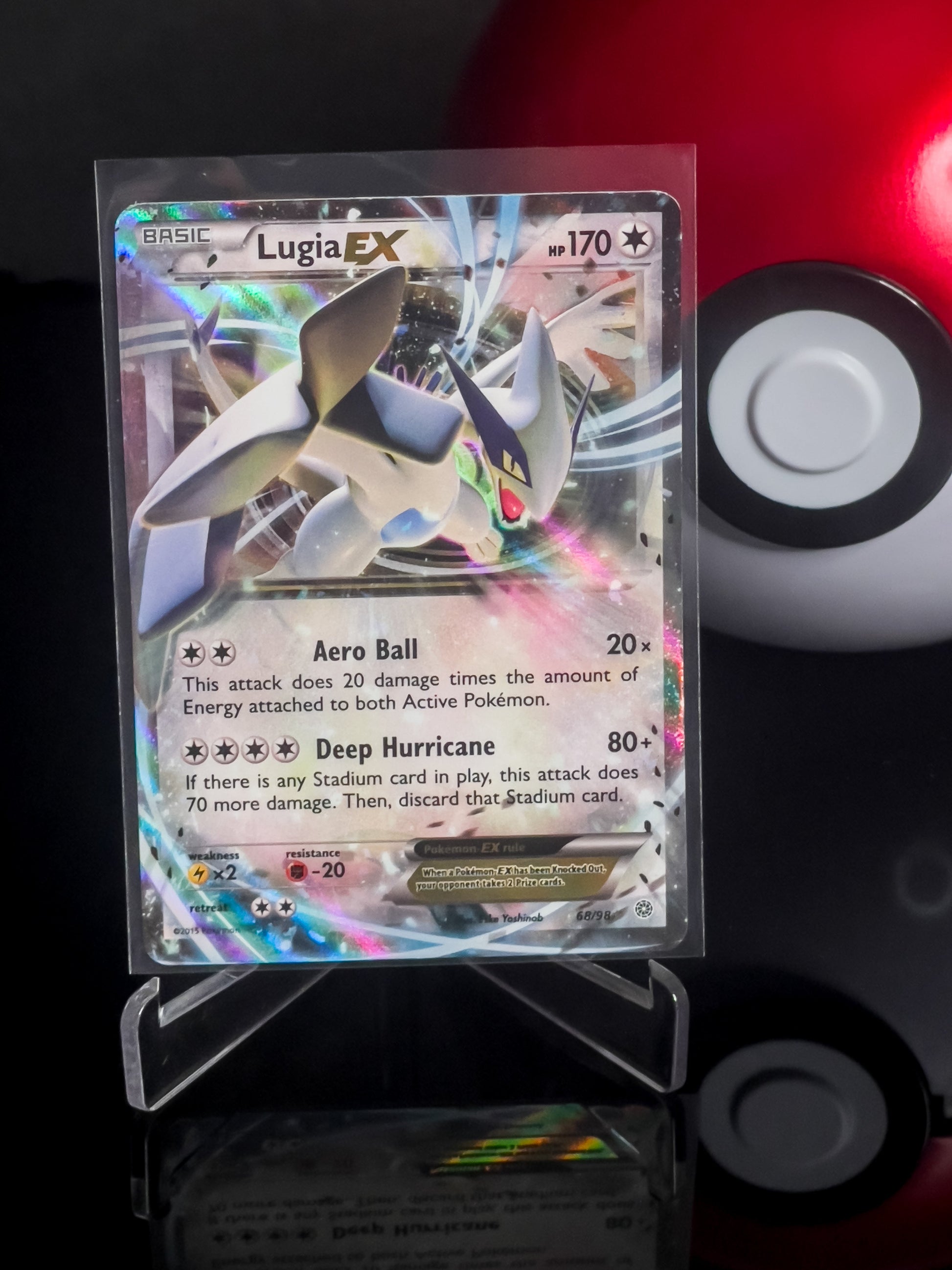 Lugia EX 68/98 EX Rare Ancient Origins Card Front