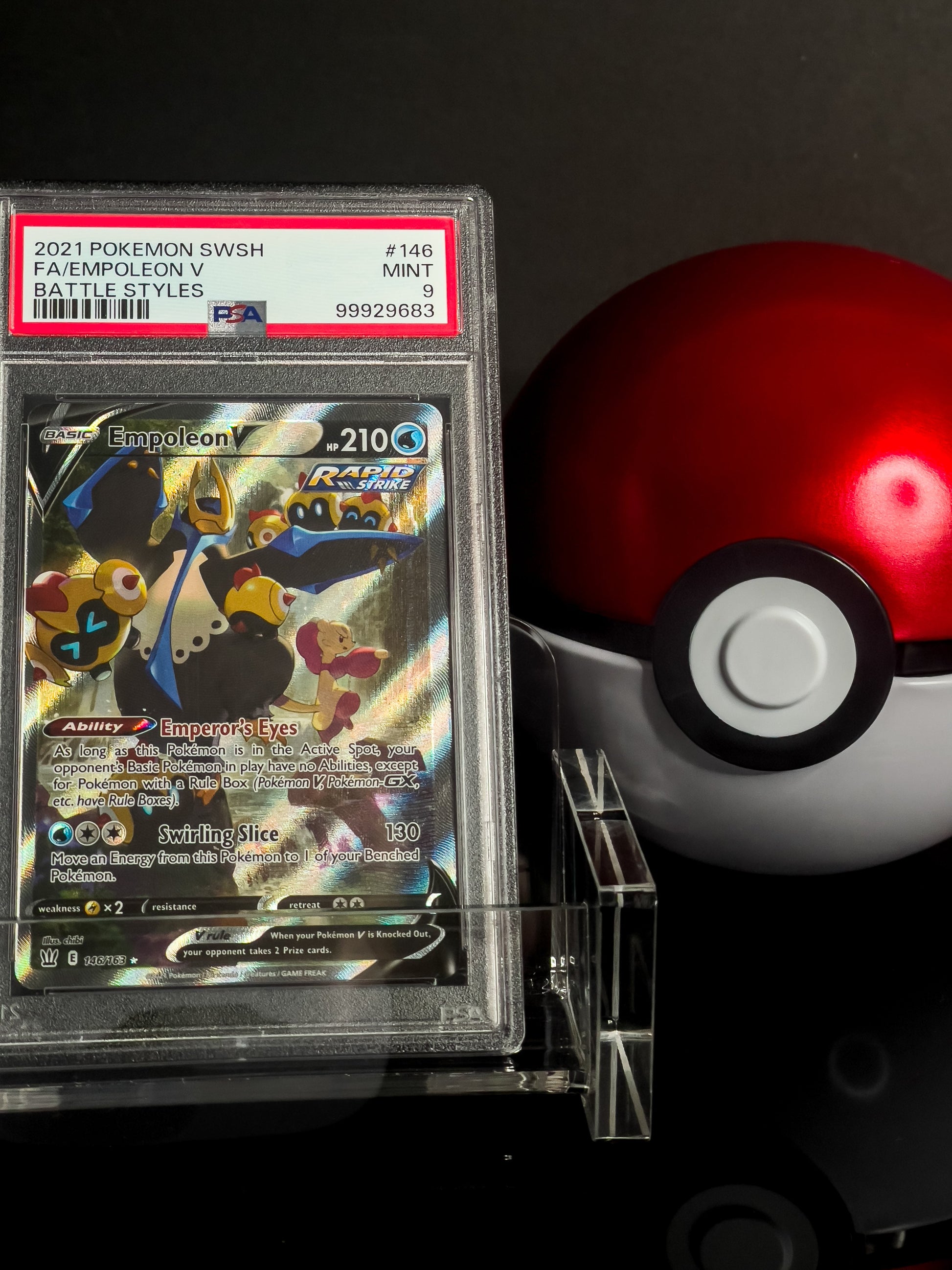 Empoleon V 146/163 Full Art Battle Styles Card Front