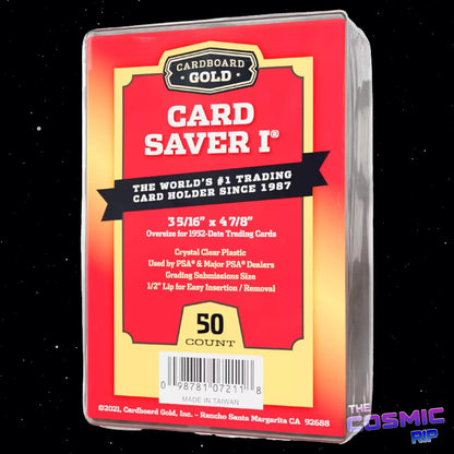 Cardboard Gold Card Saver I Semi-Rigid Trading Card Holders