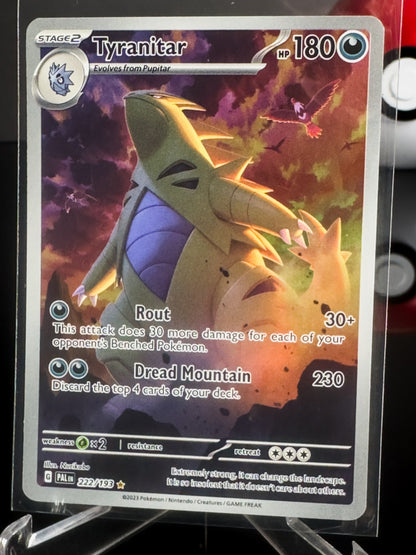 Tyranitar 222/193 Illustration Rare Paldea Evolved