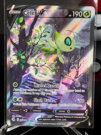 Celebi V 245/264 Full Art Fusion Strike