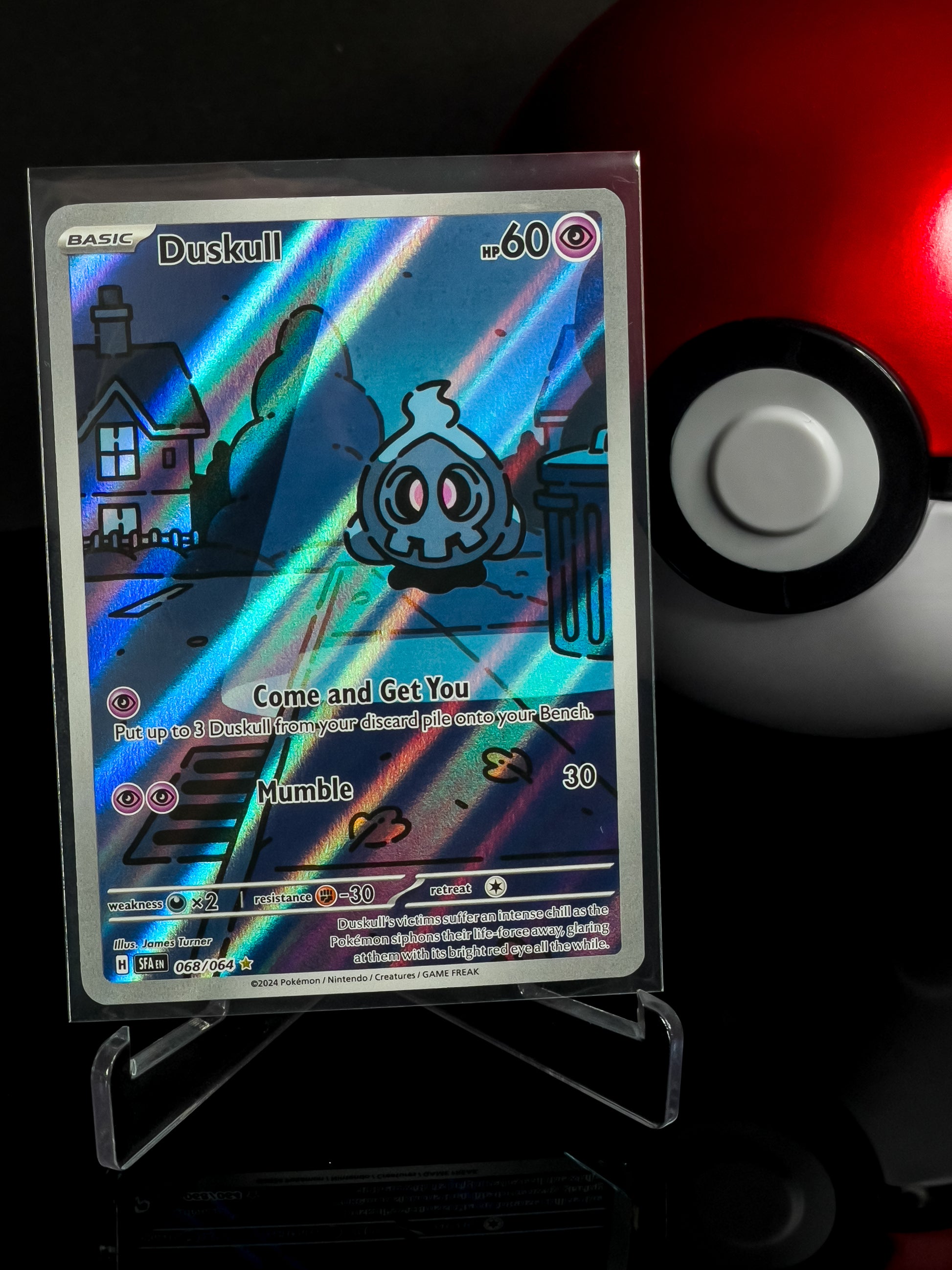 Duskull 068/064 Illustration Rare - 2024 Shrouded Fable - The Cosmic Rip