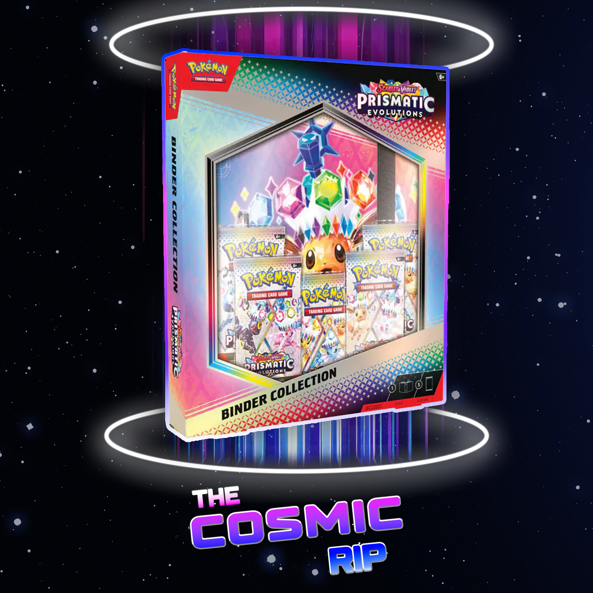 Pokémon Prismatic Evolutions Binder Collection Box