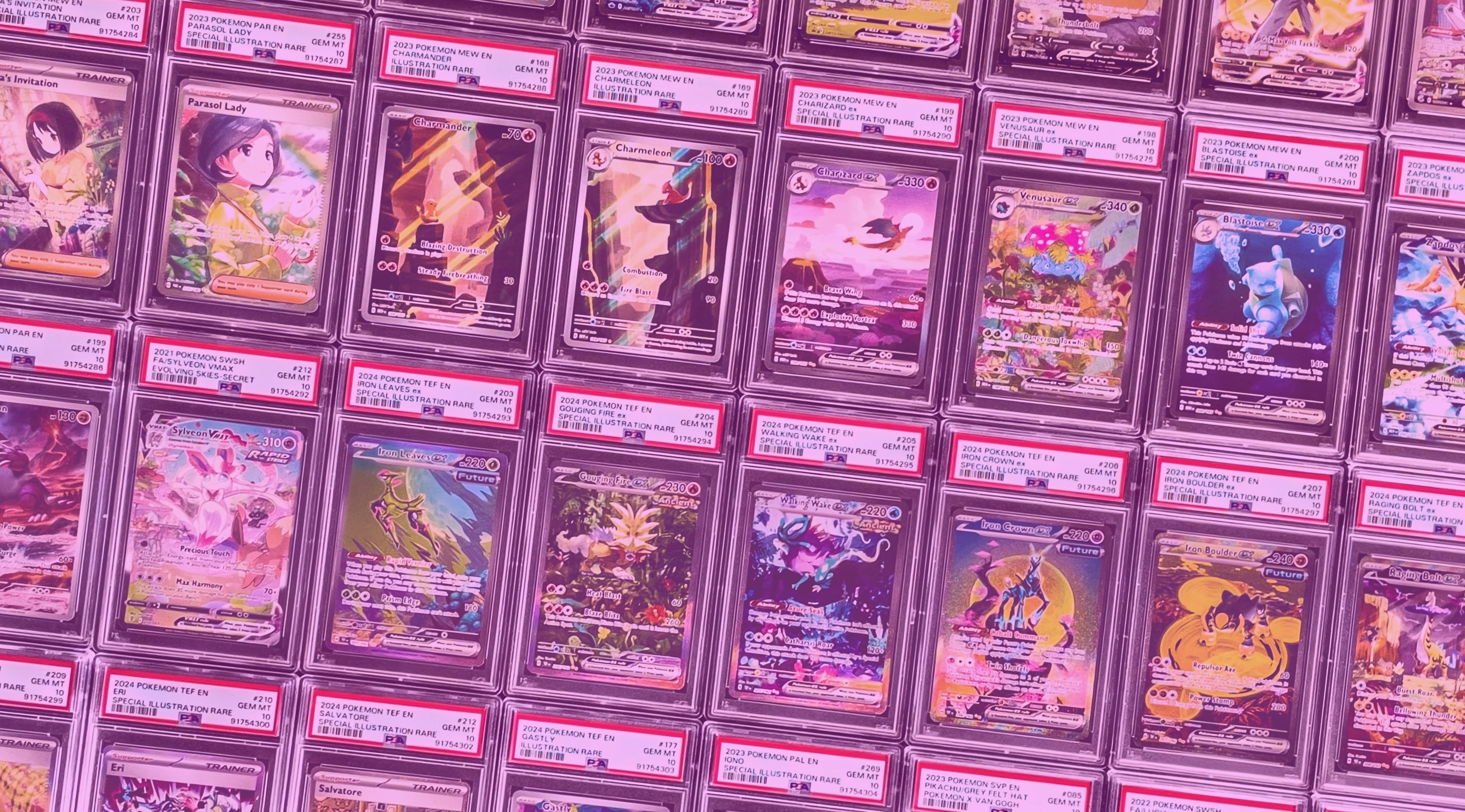 PSA GRADED CARD BANNER